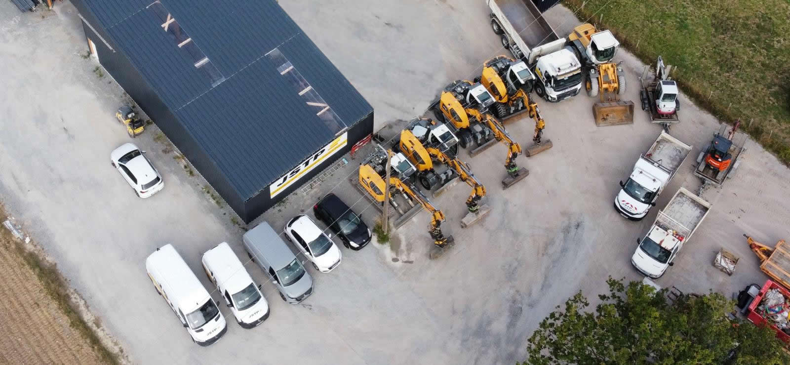 Vue aerienne des ateliers JSTP